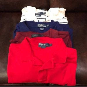 4 Ralph Lauren Polo Shirts